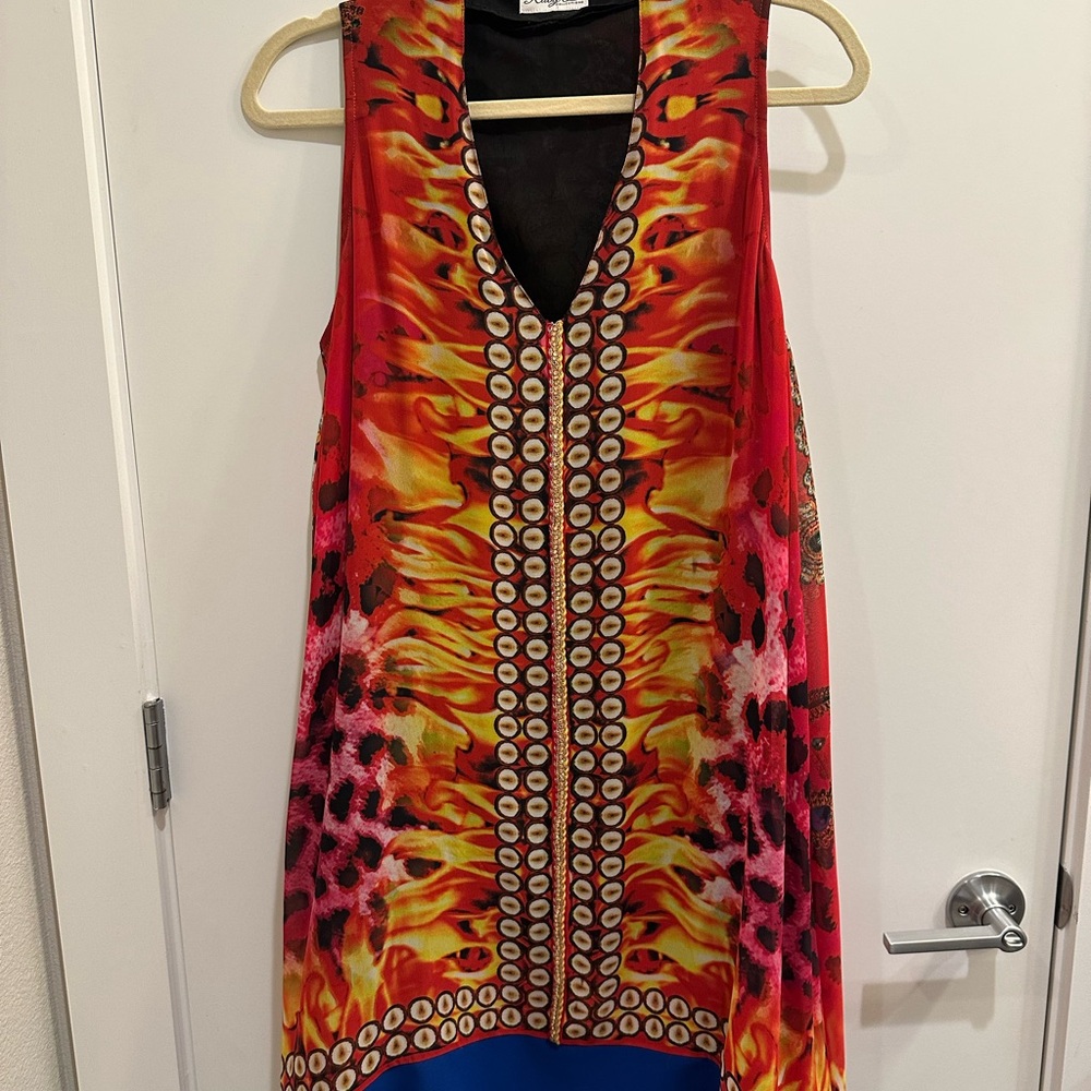 Vibrant Sleeveless Tunic